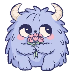 Snuggle Monster: flowers for you