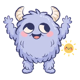 Snuggle Monster: good morning