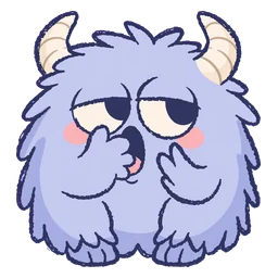 Snuggle Monster: so sleepy