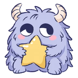 Snuggle Monster: you’re my star