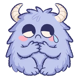 Snuggle Monster: happy tears