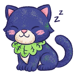 Snuggle Panther: fast asleep